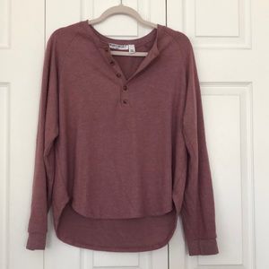 Project social t Henley sweater size medium